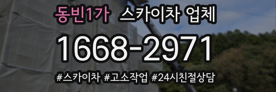 동빈1가 스카이차 업체