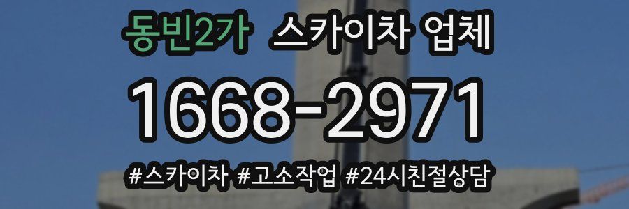 동빈2가 스카이차 업체