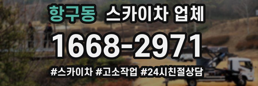 항구동 스카이차 업체