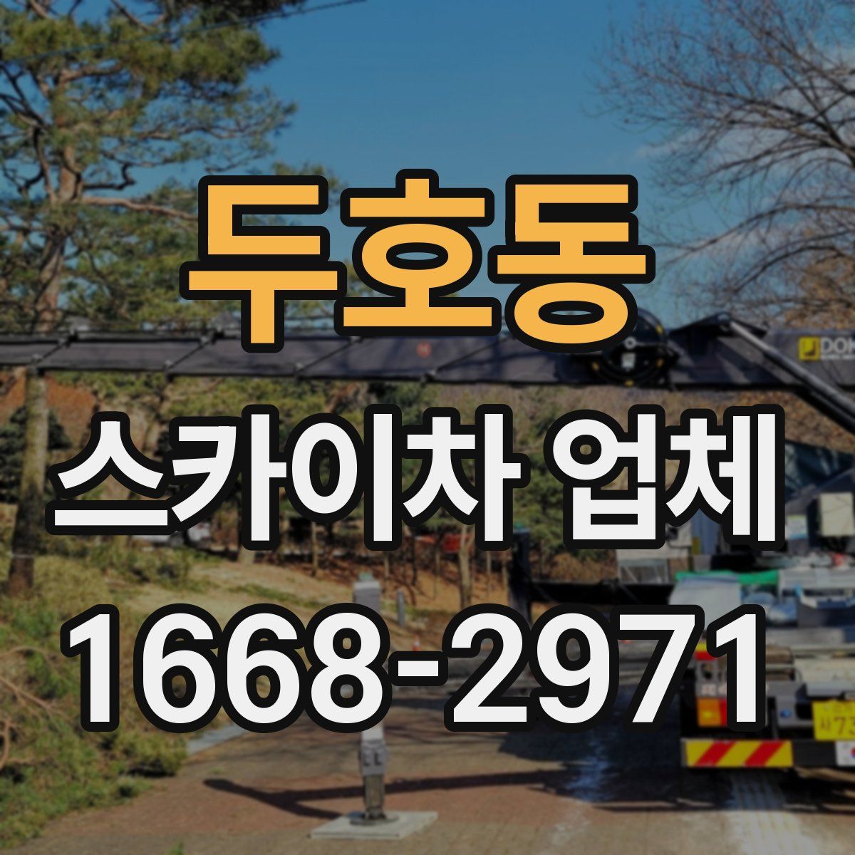 두호동 스카이차 업체