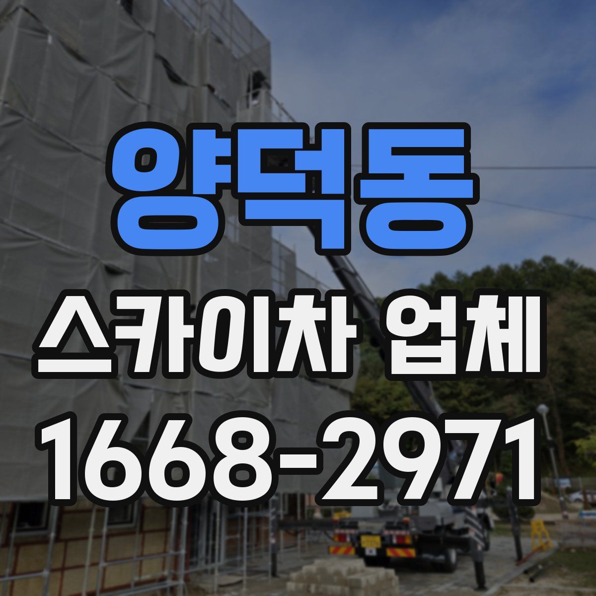 양덕동 스카이차 업체