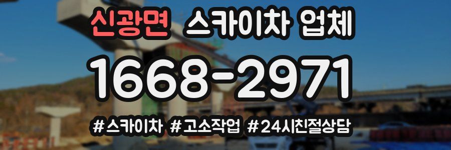 신광면 스카이차 업체