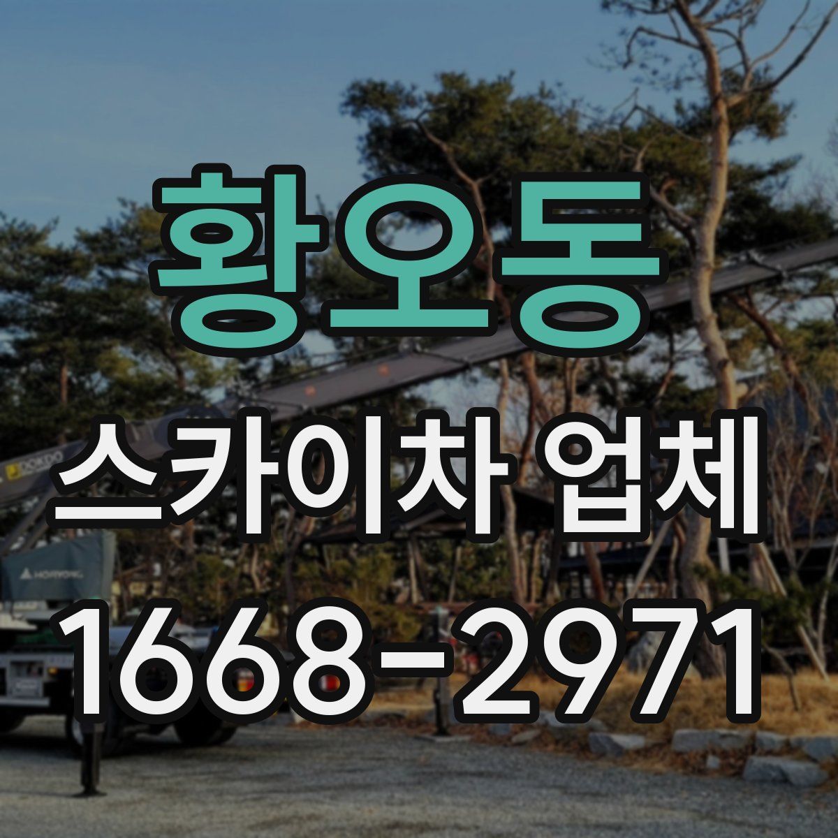 황오동 스카이차 업체