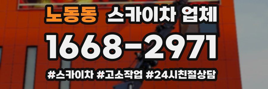 노동동 스카이차 업체
