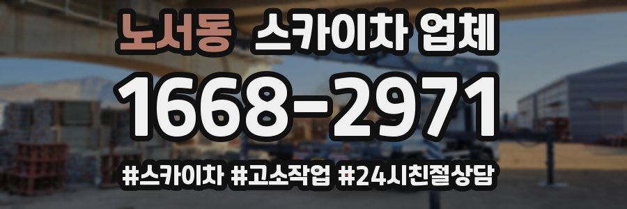 노서동 스카이차 업체
