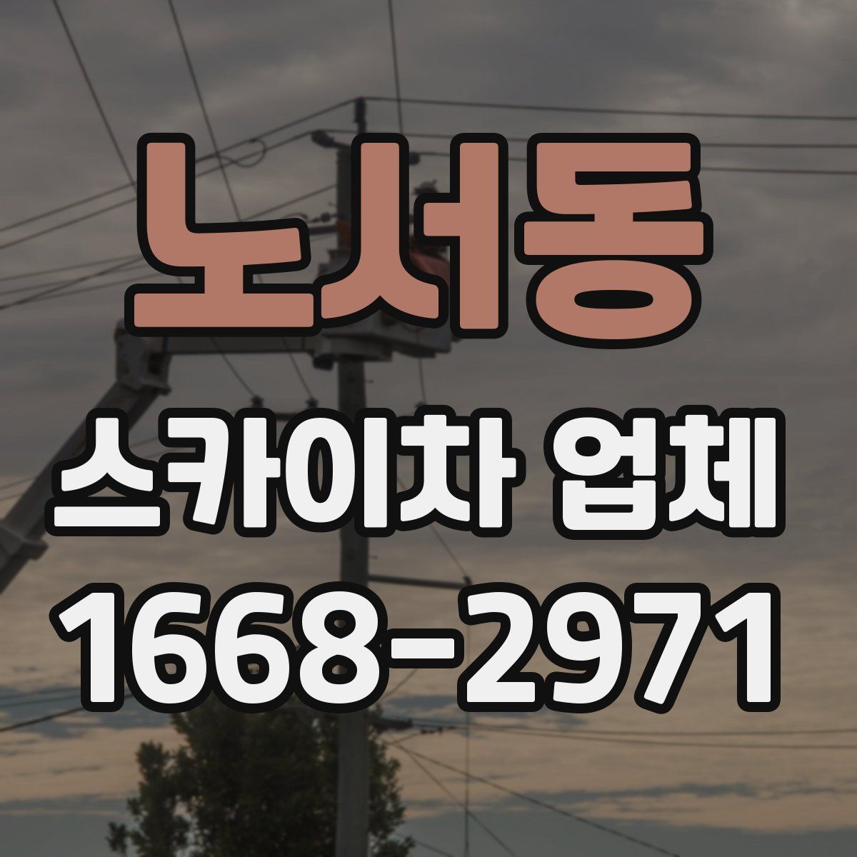 노서동 스카이차 업체