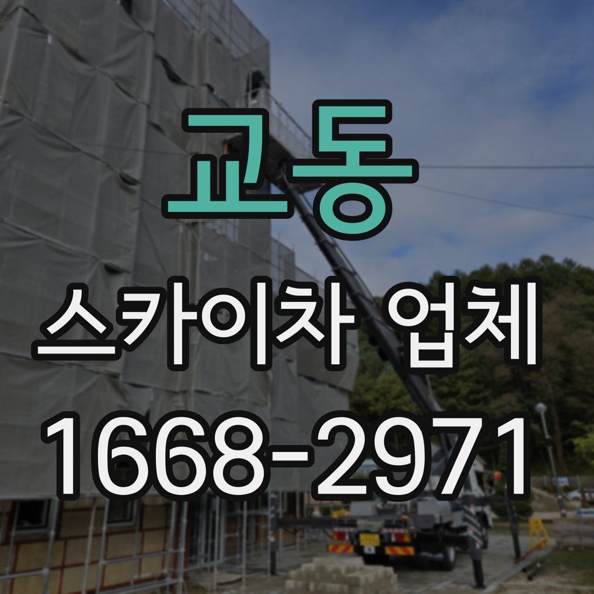 교동 스카이차 업체