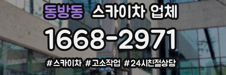 동방동 스카이차 업체