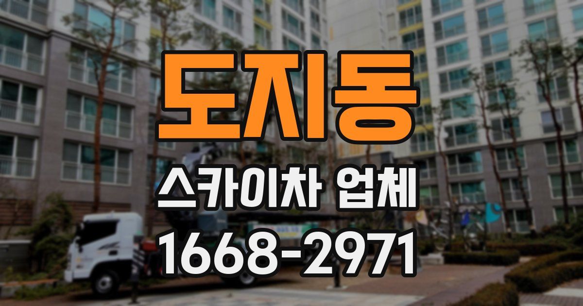 도지동 스카이차 업체