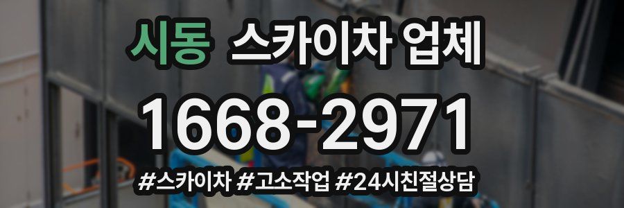 시동 스카이차 업체