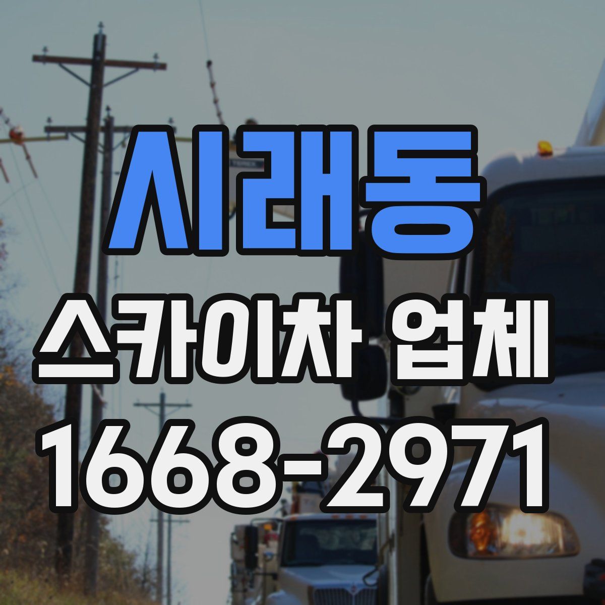 시래동 스카이차 업체