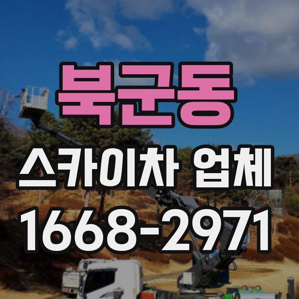 북군동 스카이차 업체