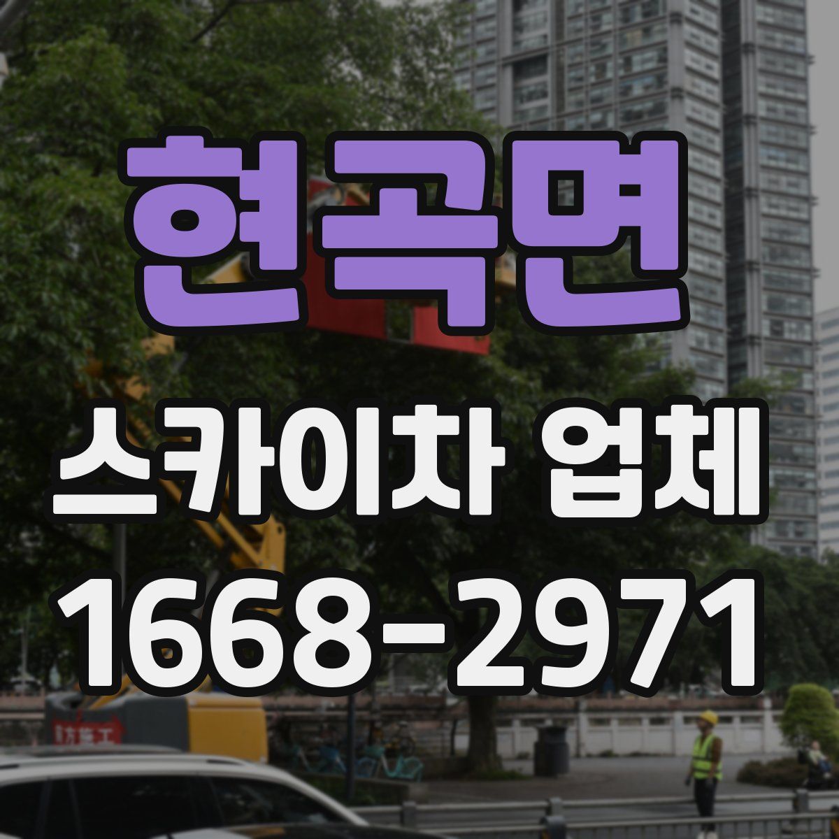 현곡면 스카이차 업체