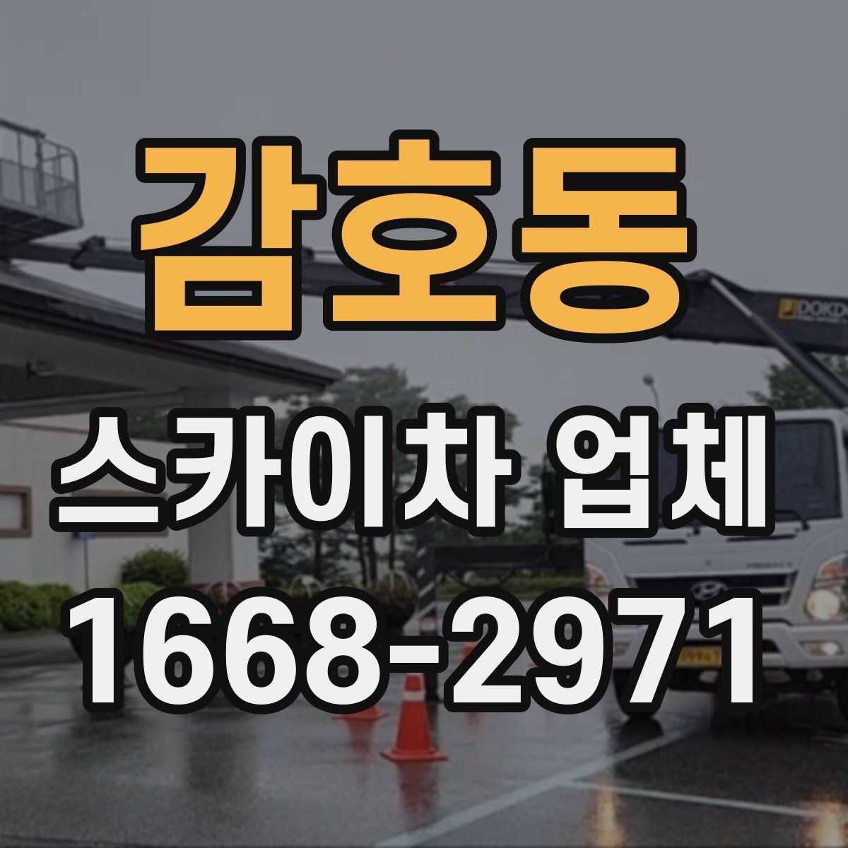 감호동 스카이차 업체