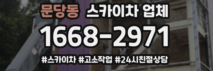 문당동 스카이차 업체