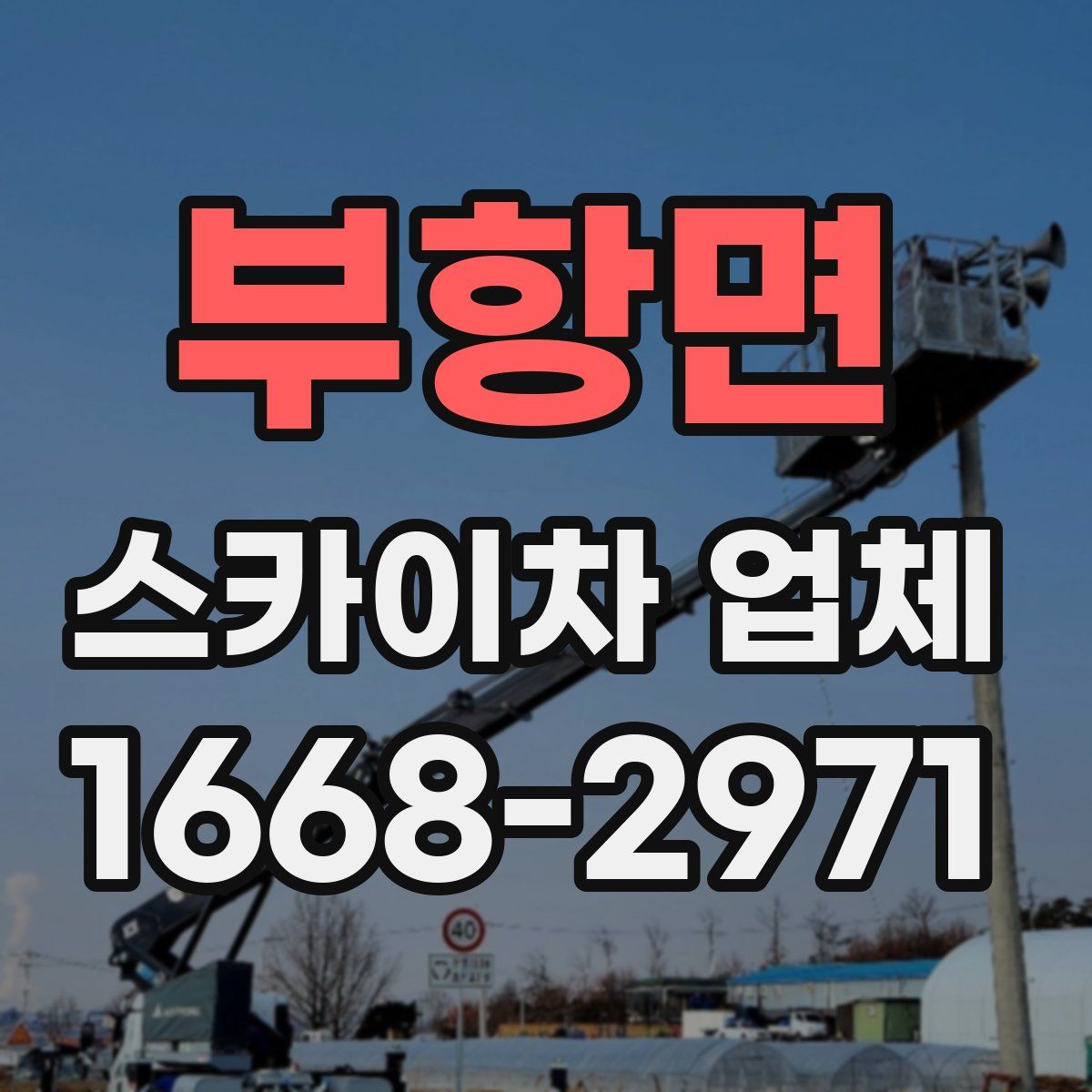 부항면 스카이차 업체
