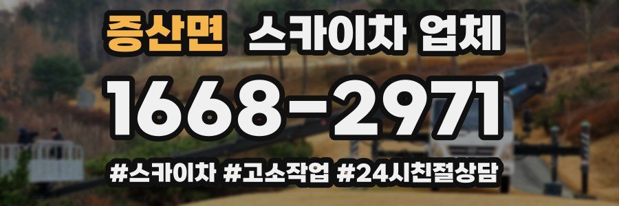 증산면 스카이차 업체