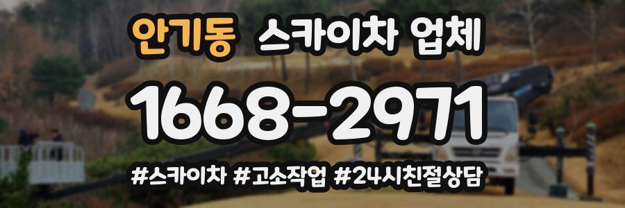 안기동 스카이차 업체