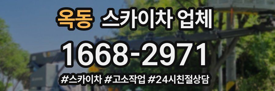옥동 스카이차 업체