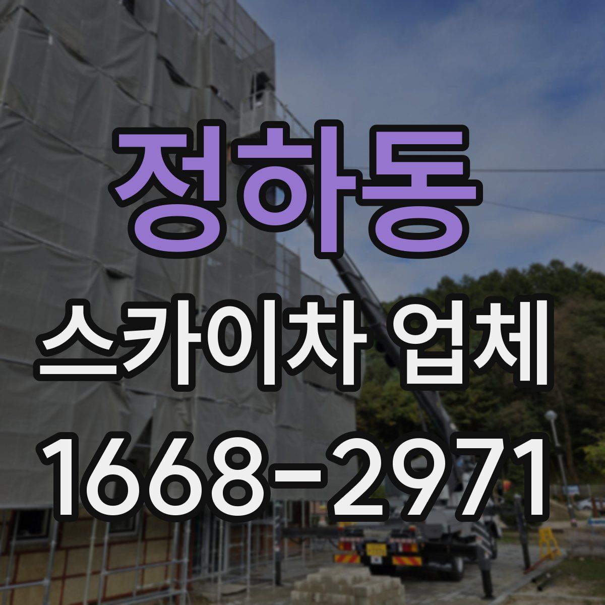정하동 스카이차 업체