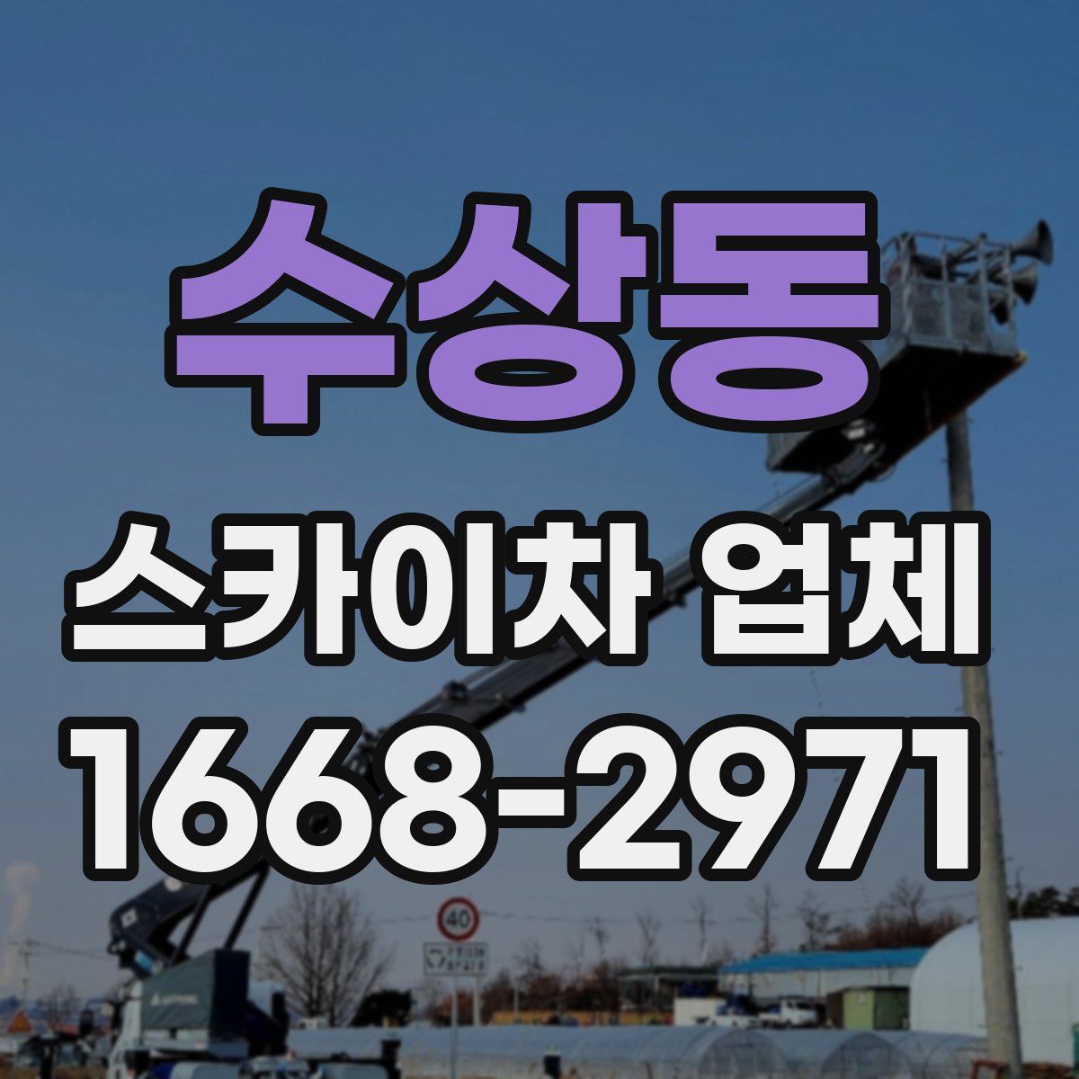 수상동 스카이차 업체