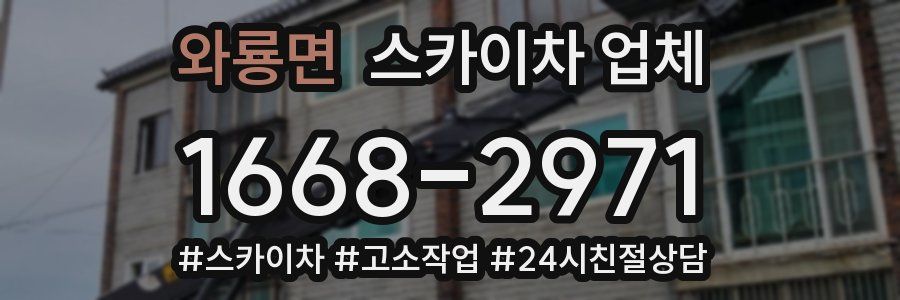 와룡면 스카이차 업체