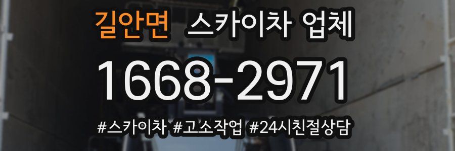 길안면 스카이차 업체
