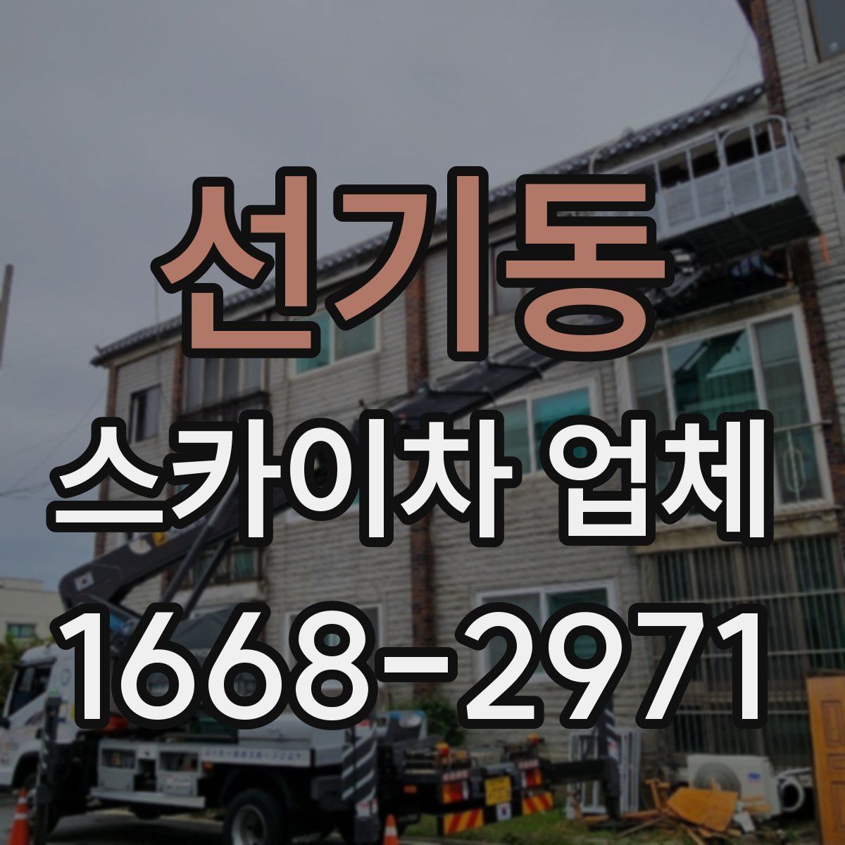 선기동 스카이차 업체