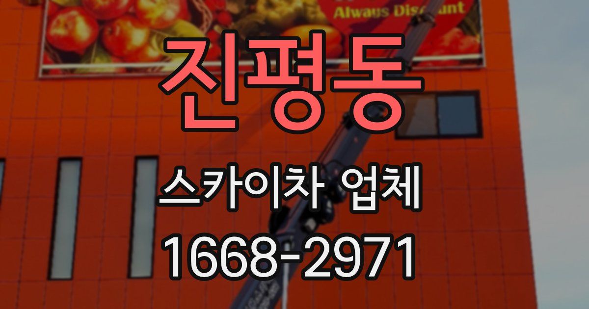 진평동 스카이차 업체
