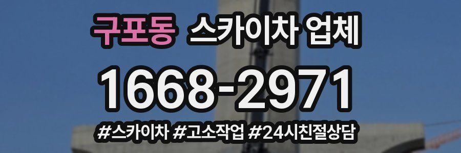 구포동 스카이차 업체