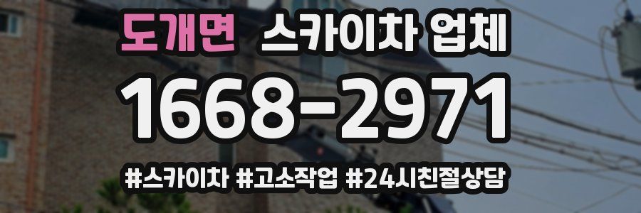 도개면 스카이차 업체