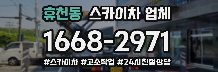 휴천동 스카이차 업체