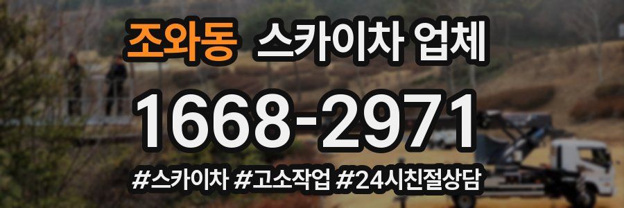 조와동 스카이차 업체