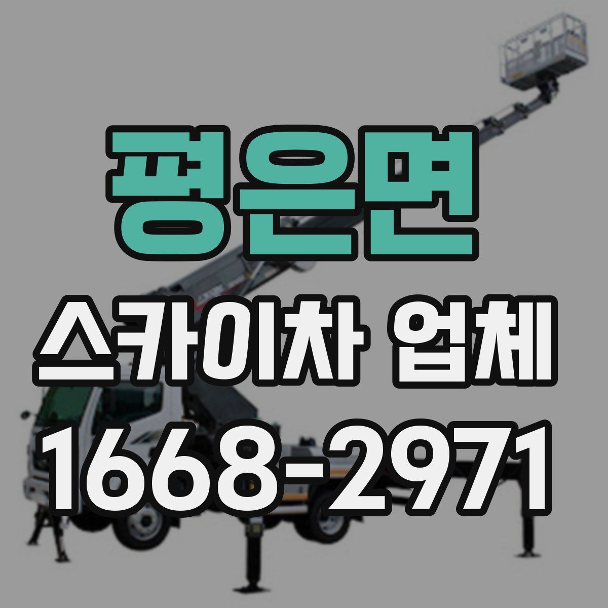 평은면 스카이차 업체