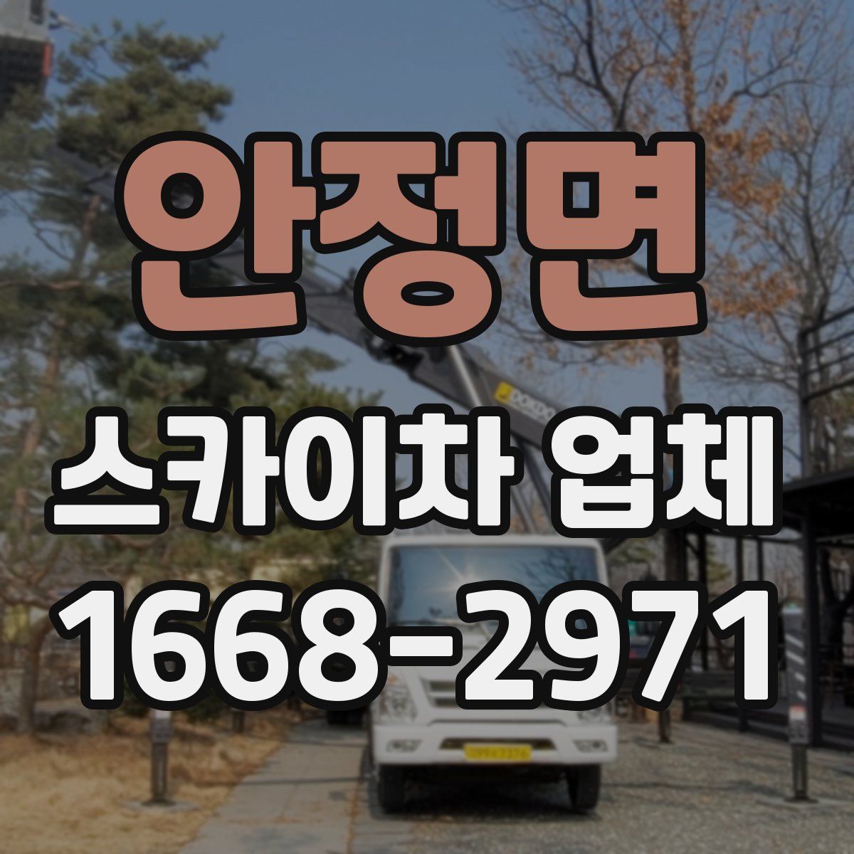 안정면 스카이차 업체