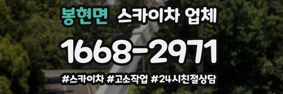 봉현면 스카이차 업체