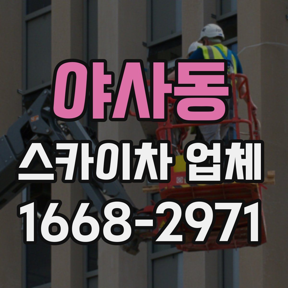 야사동 스카이차 업체