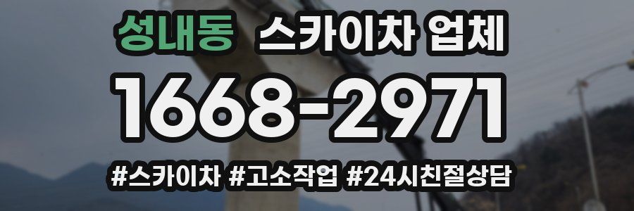 성내동 스카이차 업체