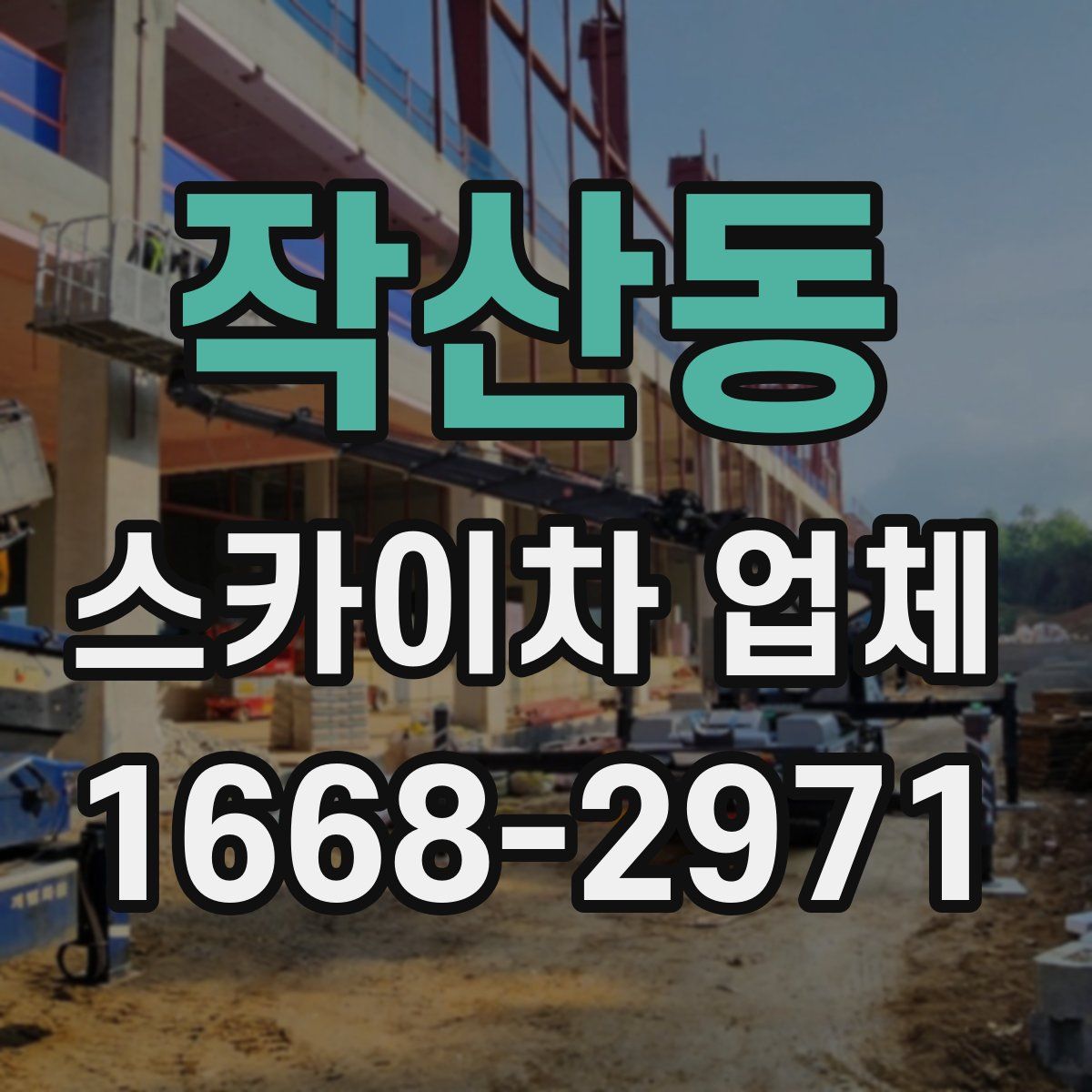 작산동 스카이차 업체