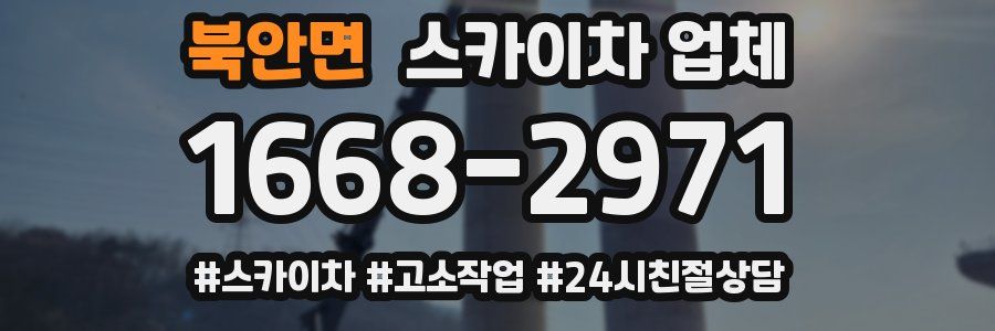 북안면 스카이차 업체