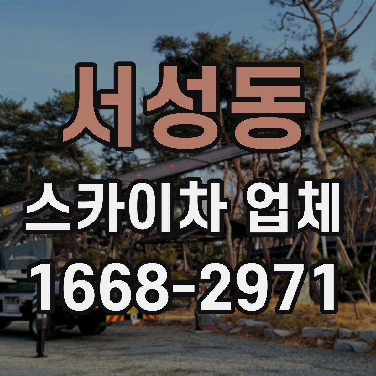 서성동 스카이차 업체