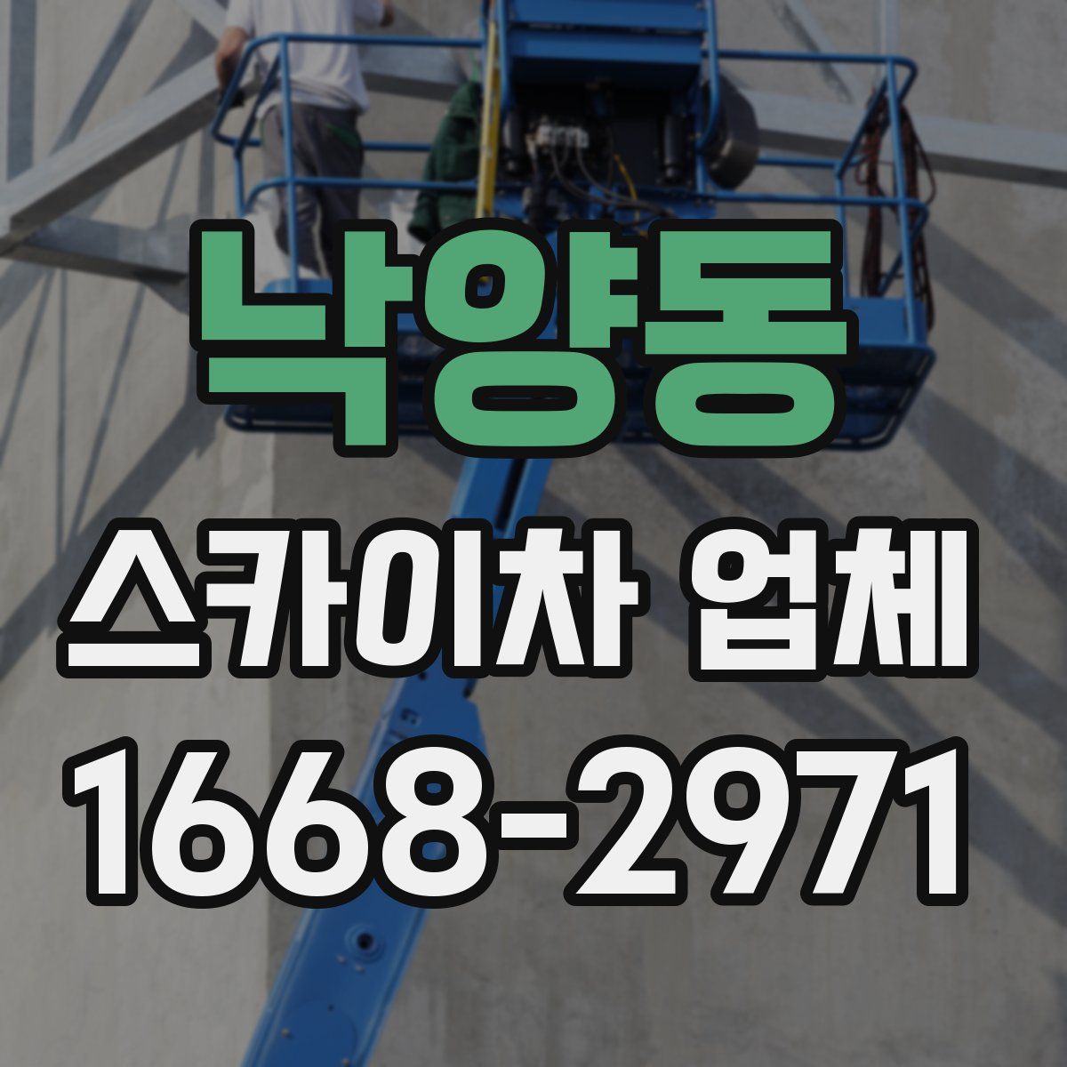 낙양동 스카이차 업체
