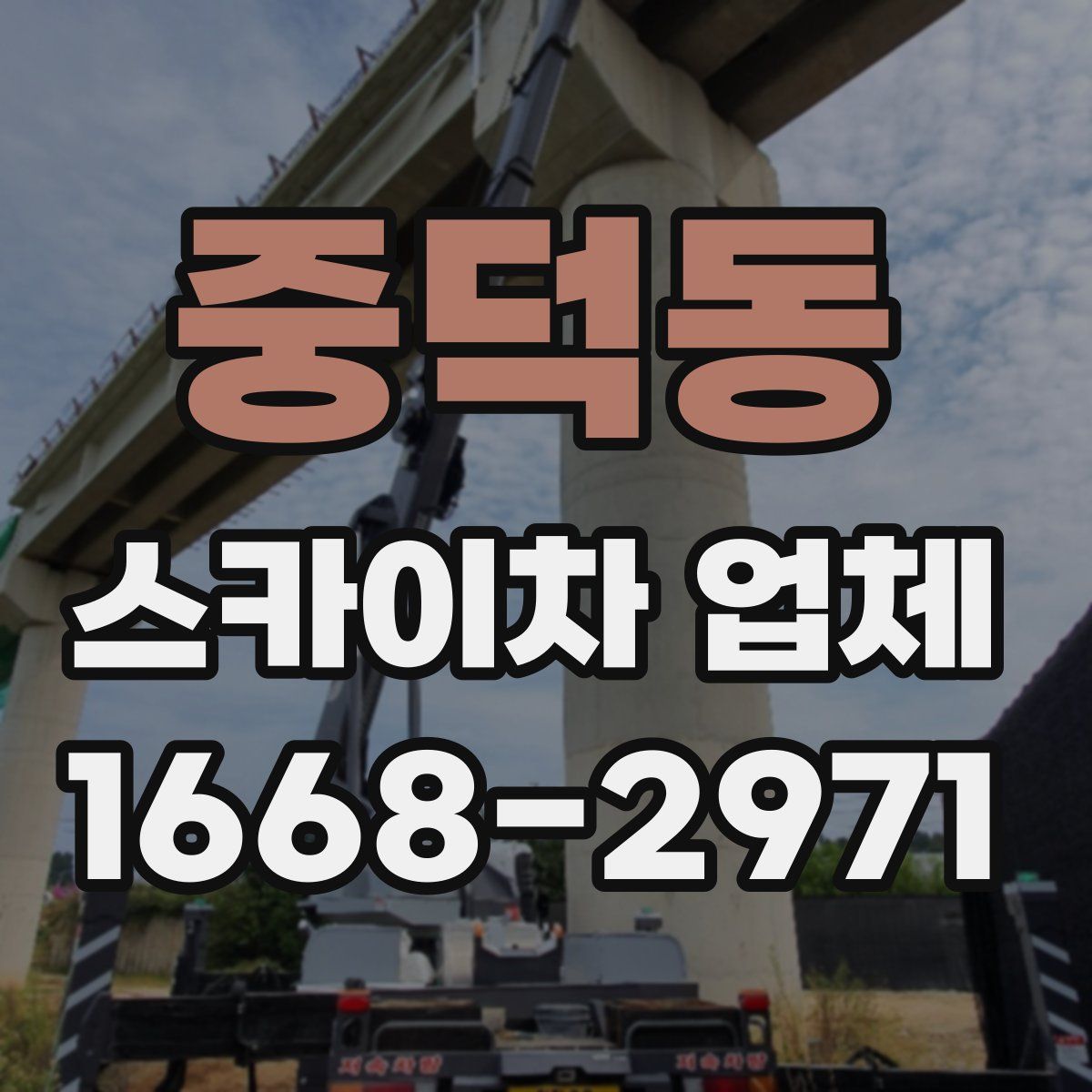 중덕동 스카이차 업체