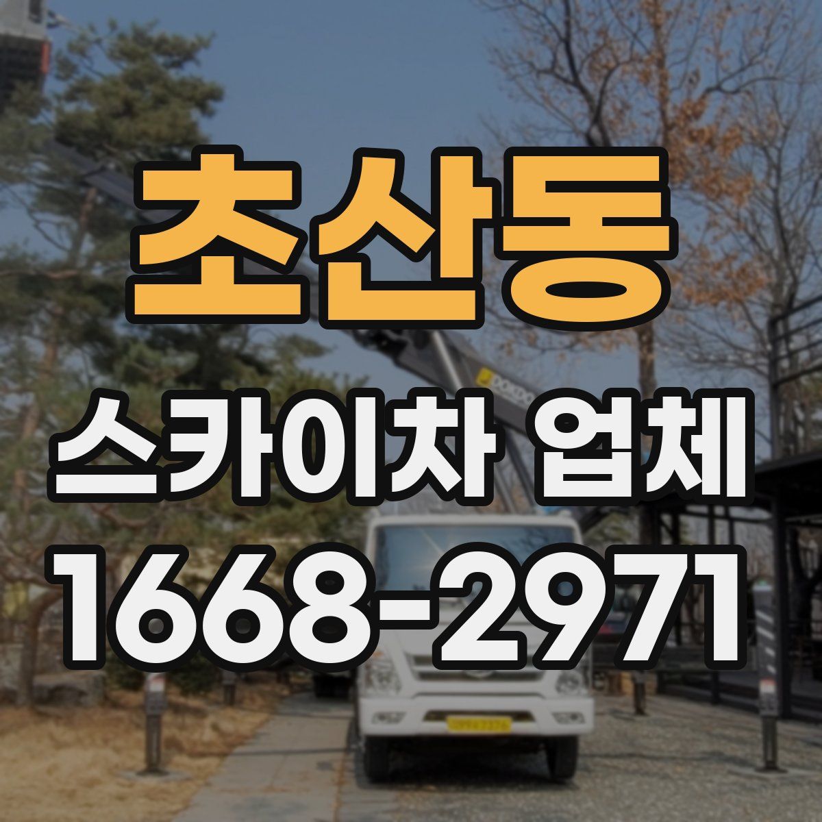 초산동 스카이차 업체