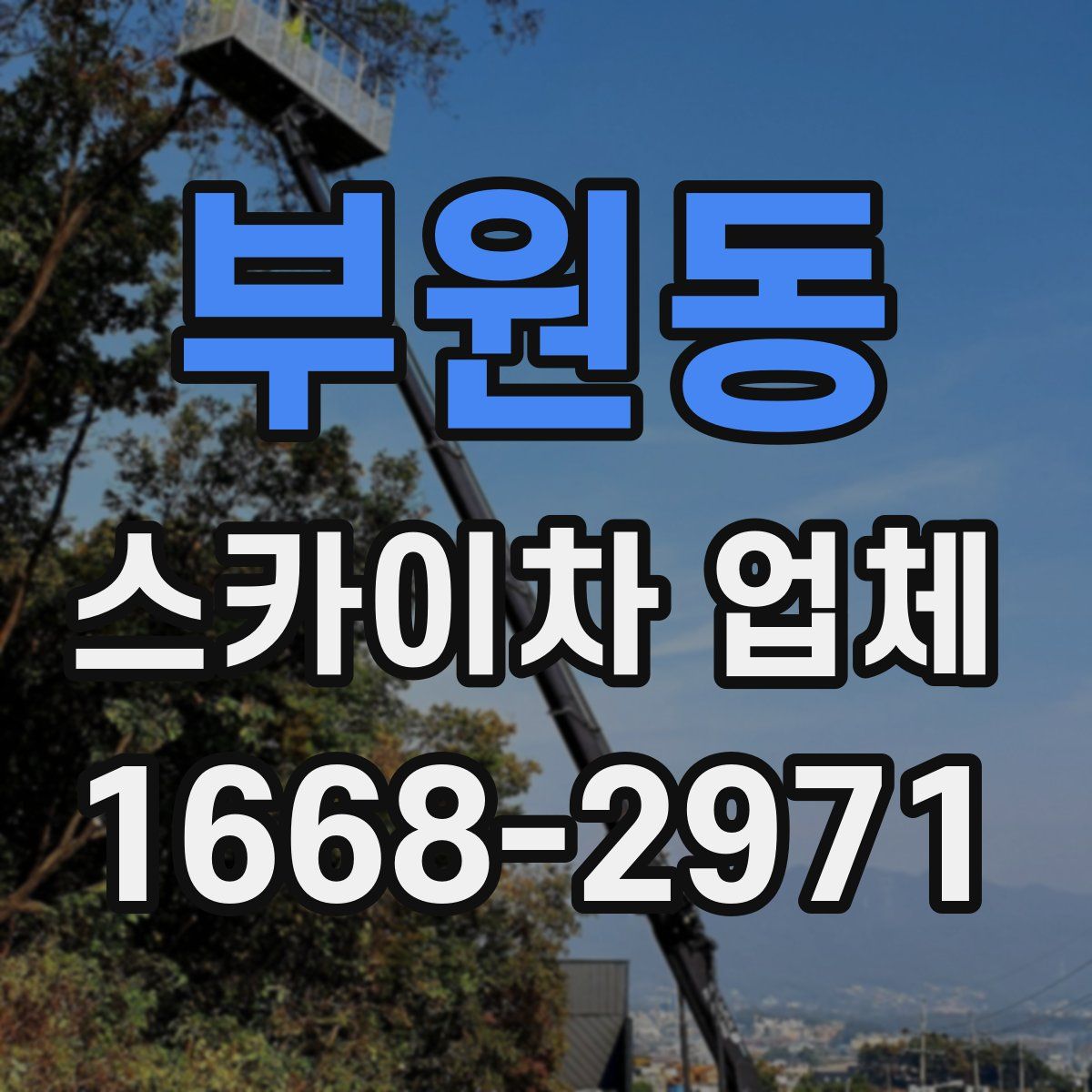부원동 스카이차 업체