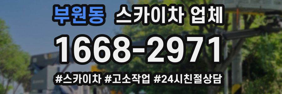 부원동 스카이차 업체
