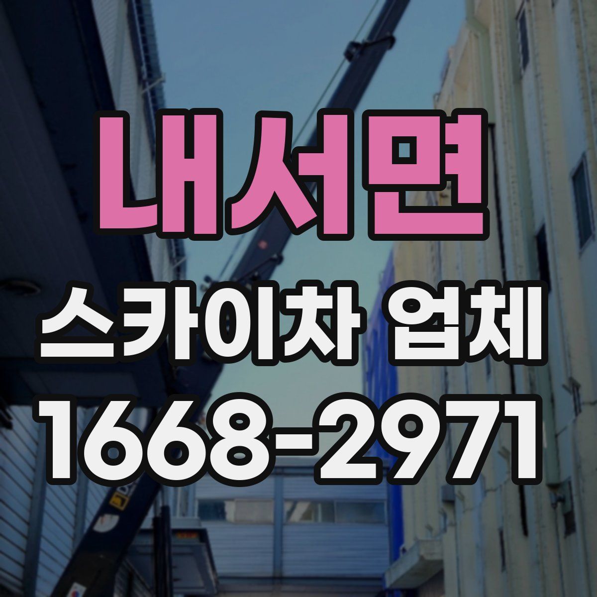 내서면 스카이차 업체