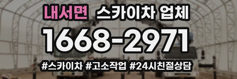 내서면 스카이차 업체