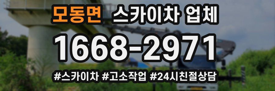 모동면 스카이차 업체