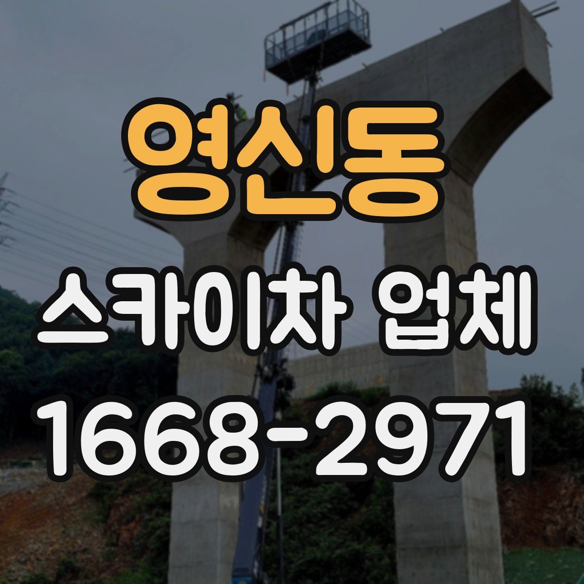 영신동 스카이차 업체